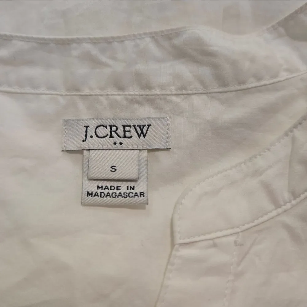 J. Crew Ivory Button-Up Shirt